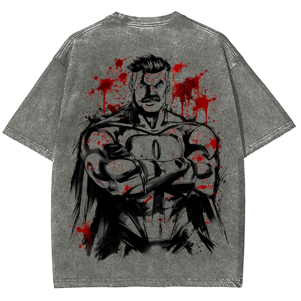Invincible Unisex Fit Washed T-Shirt 2604013968