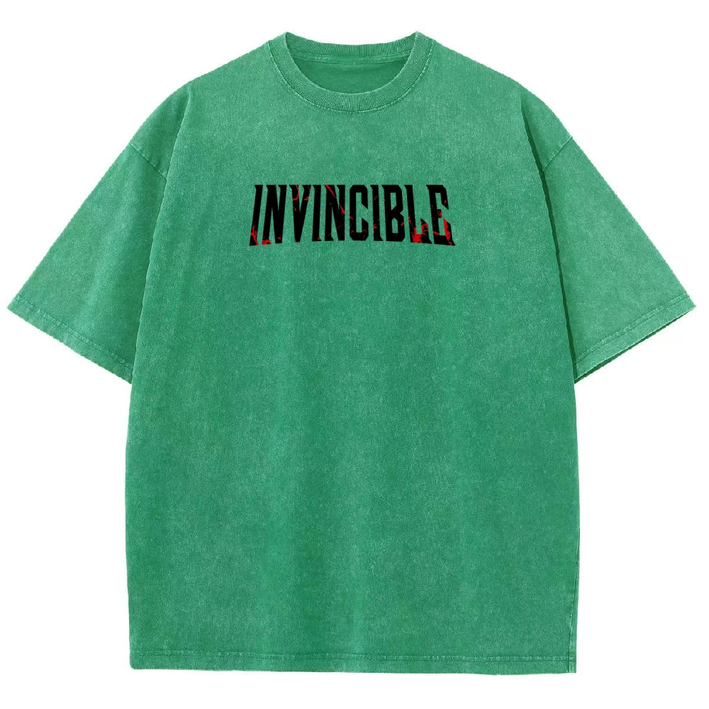 Invincible Unisex Fit Washed T-Shirt 2604013968