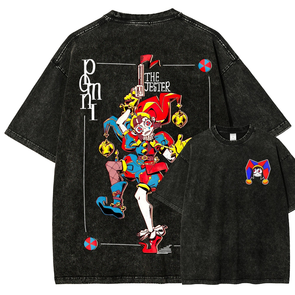 The Amazing Digital Circus Unisex Fit Washed T-Shirt 2604014232
