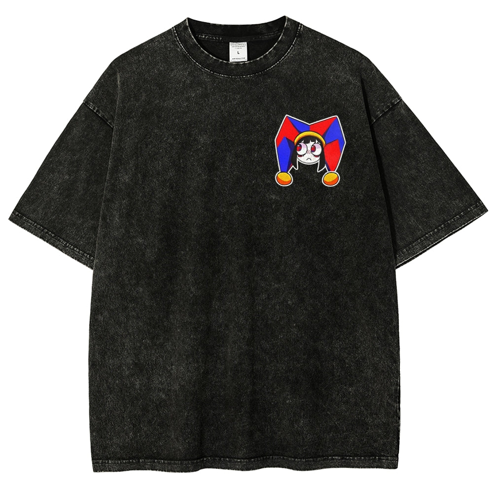The Amazing Digital Circus Unisex Fit Washed T-Shirt 2604014232