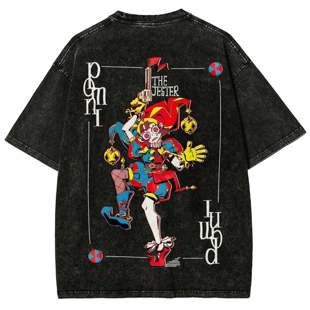 The Amazing Digital Circus Unisex Fit Washed T-Shirt 2604014232