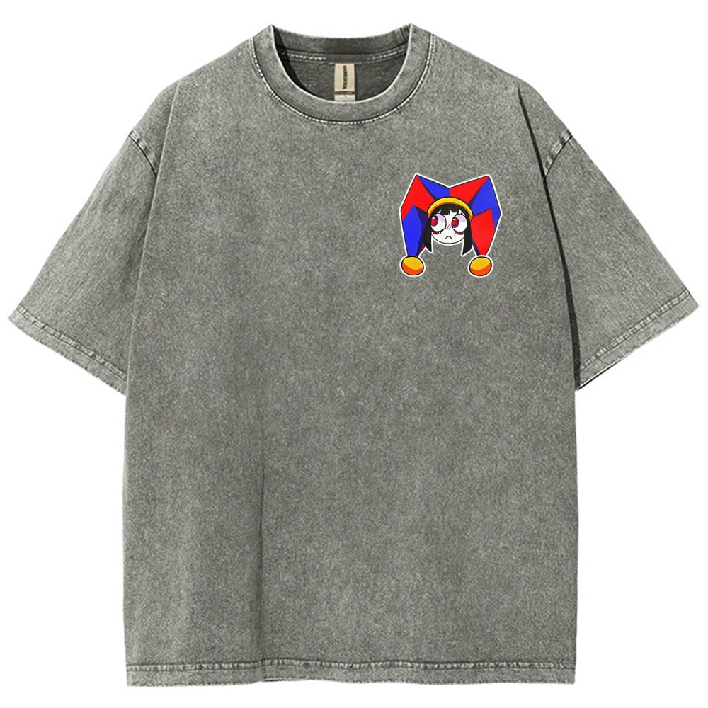The Amazing Digital Circus Unisex Fit Washed T-Shirt 2604014232