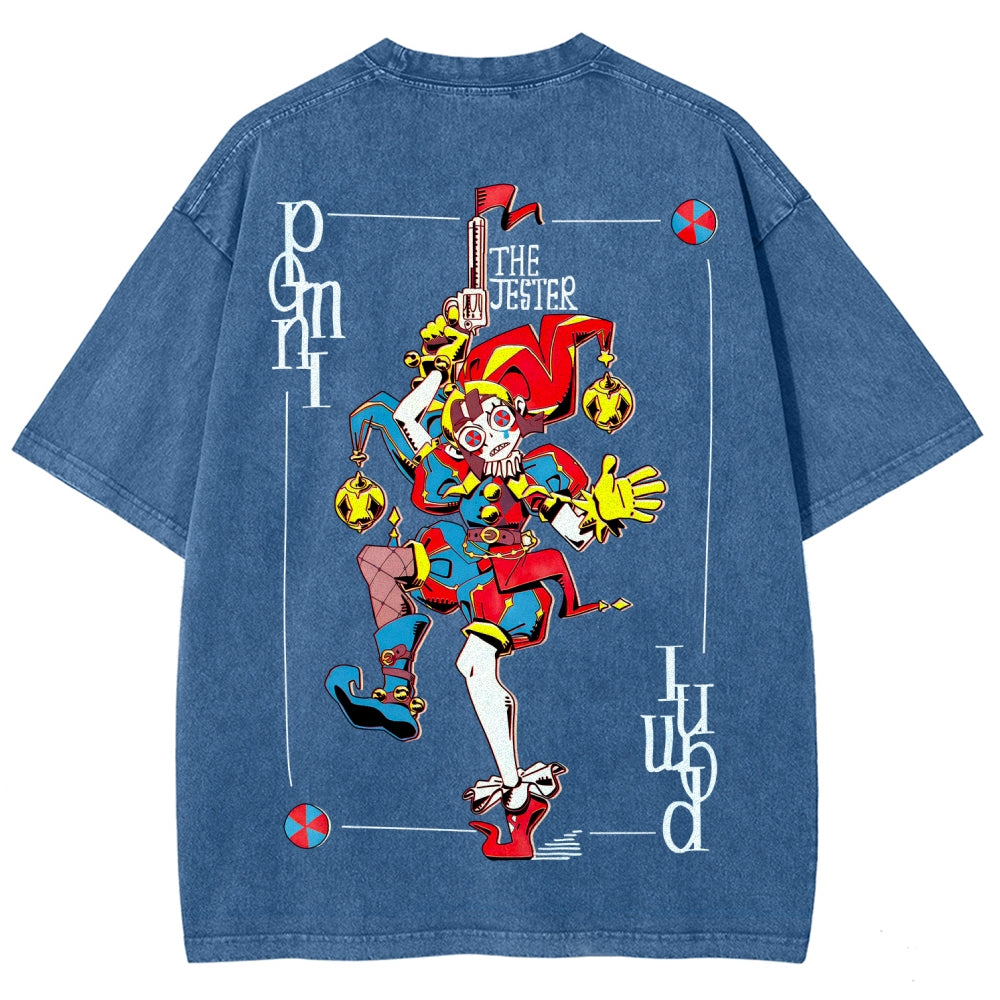 The Amazing Digital Circus Unisex Fit Washed T-Shirt 2604014232