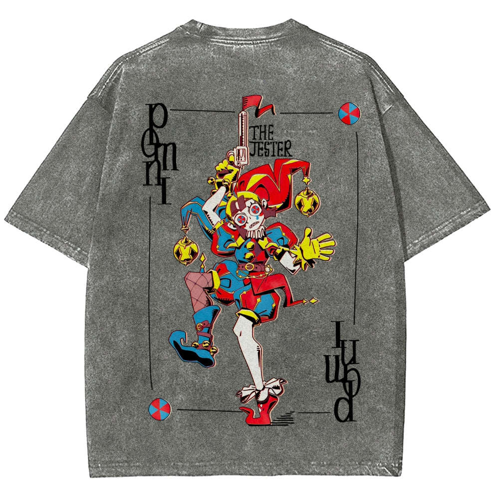 The Amazing Digital Circus Unisex Fit Washed T-Shirt 2604014232