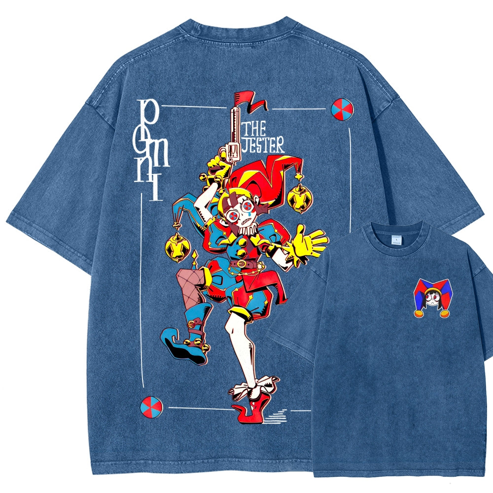 The Amazing Digital Circus Unisex Fit Washed T-Shirt 2604014232