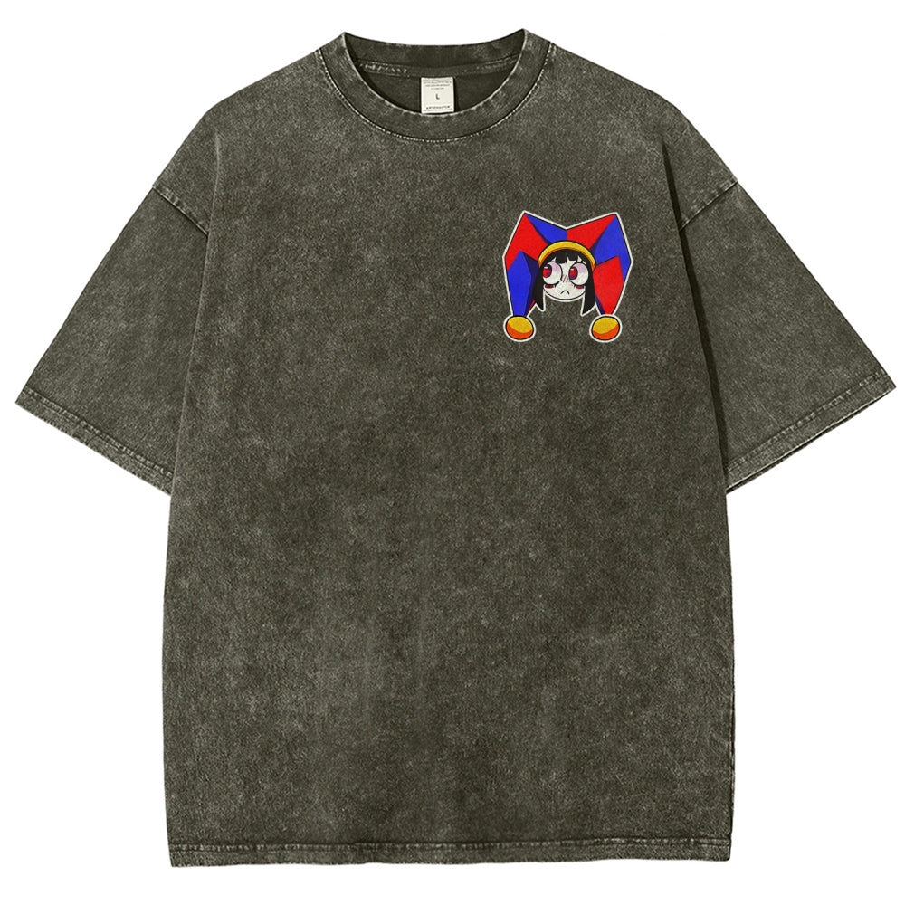The Amazing Digital Circus Unisex Fit Washed T-Shirt 2604014232