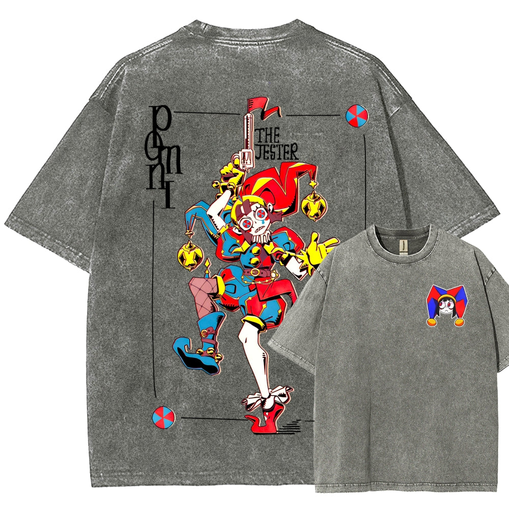 The Amazing Digital Circus Unisex Fit Washed T-Shirt 2604014232