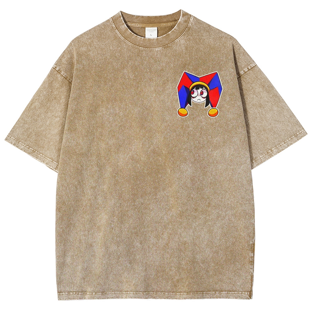 The Amazing Digital Circus Unisex Fit Washed T-Shirt 2604014232