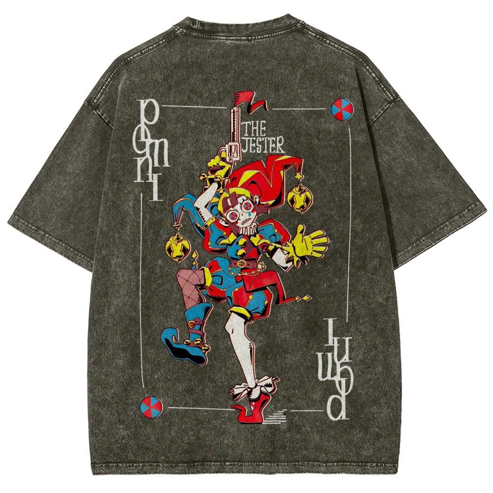 The Amazing Digital Circus Unisex Fit Washed T-Shirt 2604014232