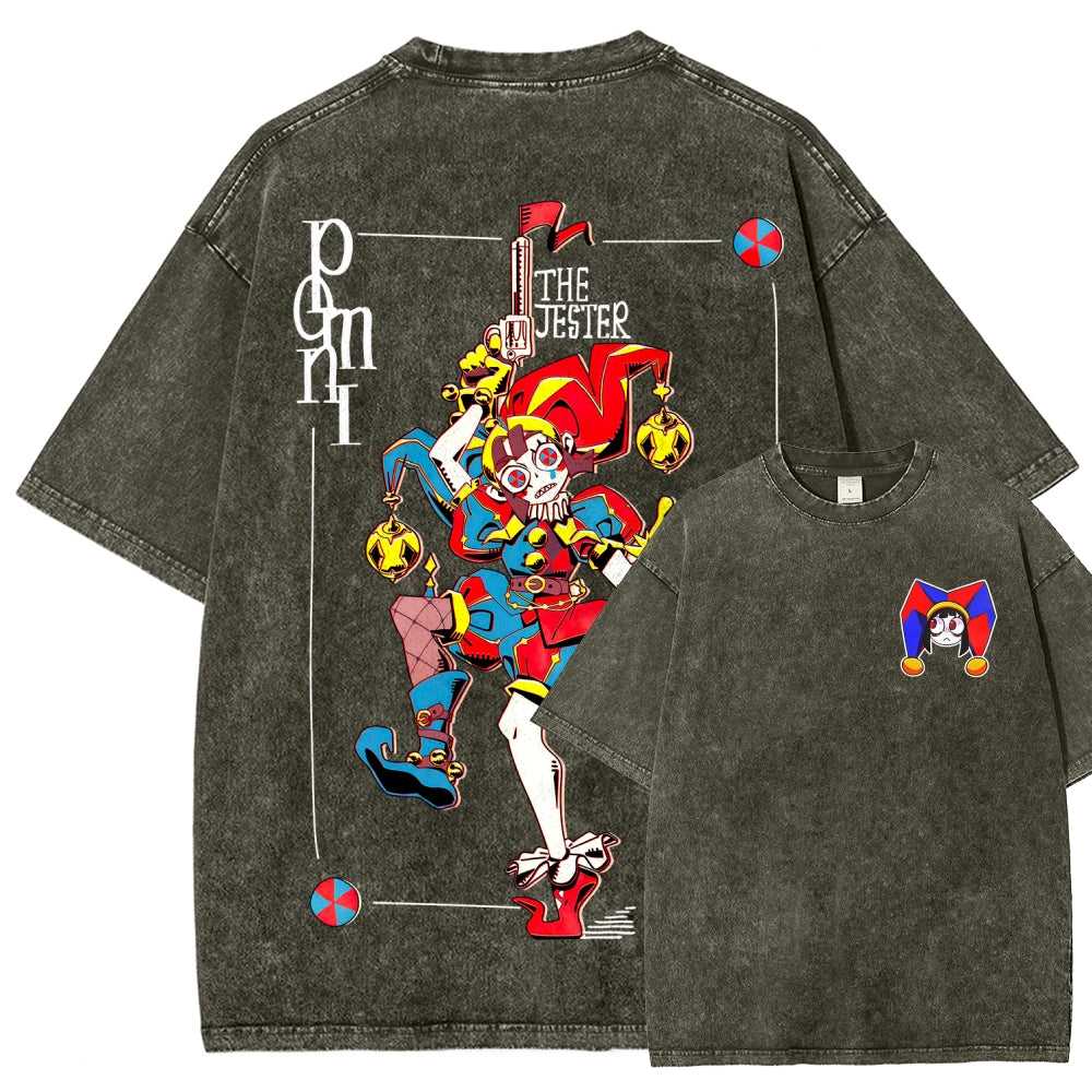 The Amazing Digital Circus Unisex Fit Washed T-Shirt 2604014232