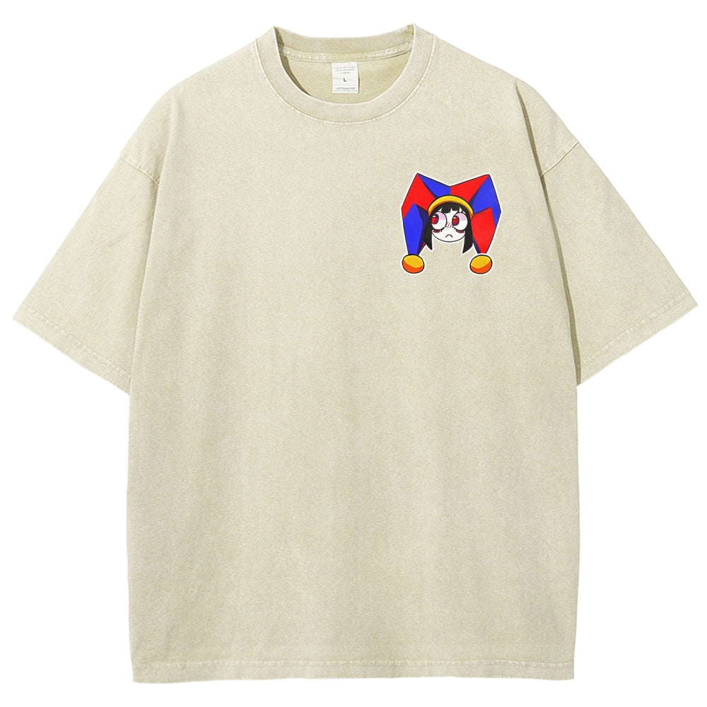 The Amazing Digital Circus Unisex Fit Washed T-Shirt 2604014232