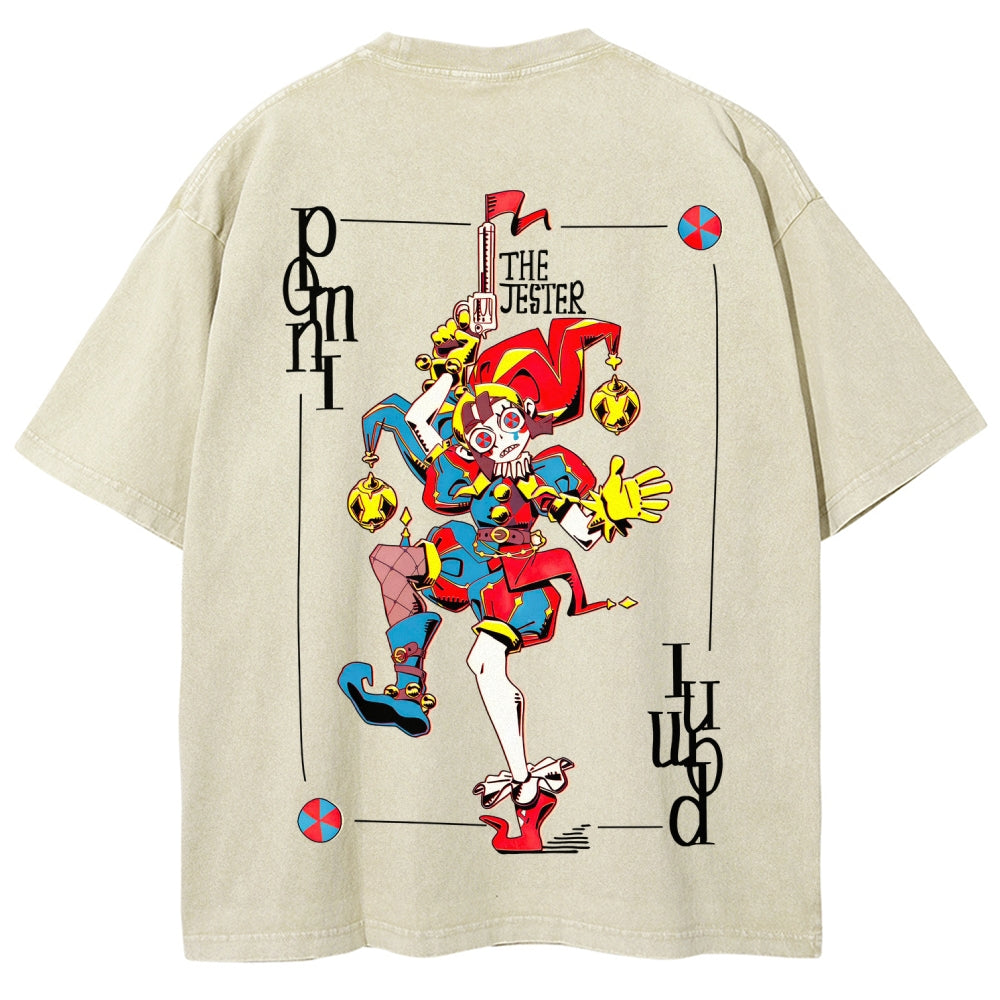 The Amazing Digital Circus Unisex Fit Washed T-Shirt 2604014232