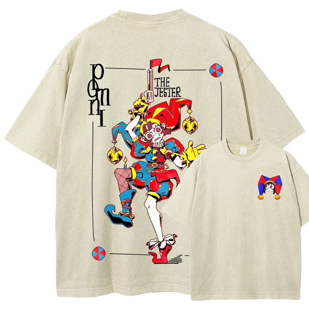 The Amazing Digital Circus Unisex Fit Washed T-Shirt 2604014232