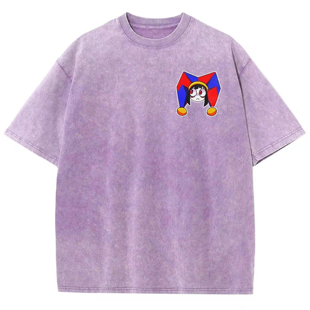 The Amazing Digital Circus Unisex Fit Washed T-Shirt 2604014232
