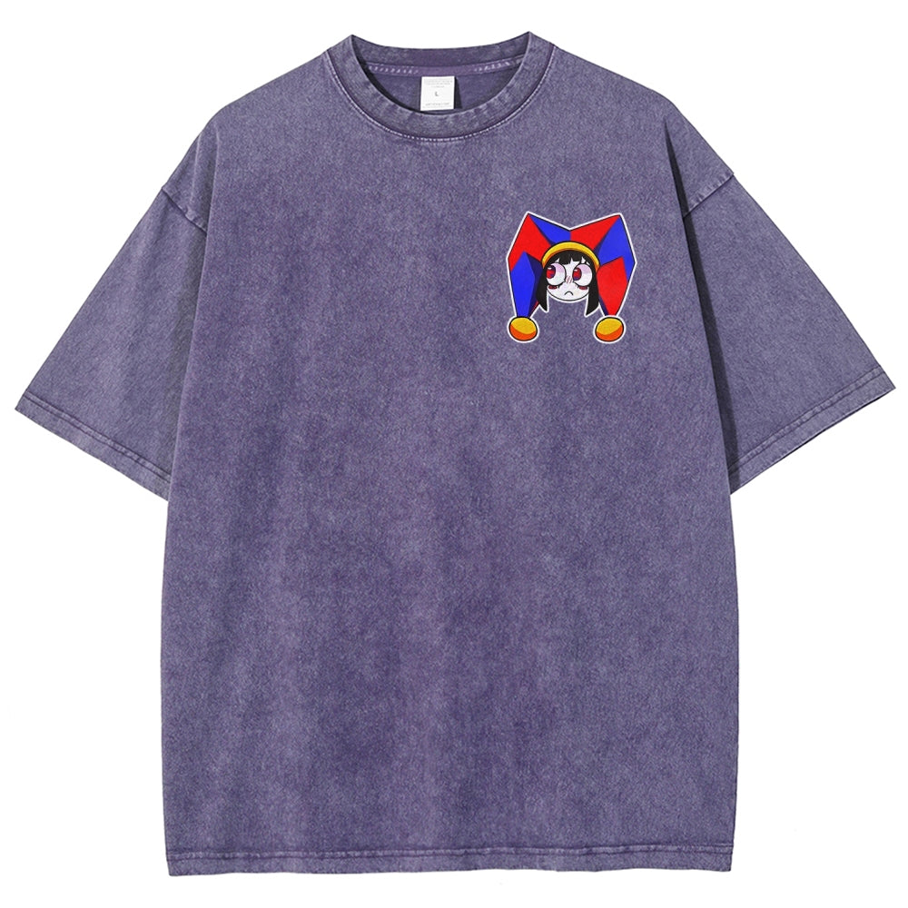The Amazing Digital Circus Unisex Fit Washed T-Shirt 2604014232