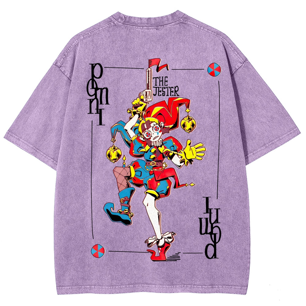 The Amazing Digital Circus Unisex Fit Washed T-Shirt 2604014232