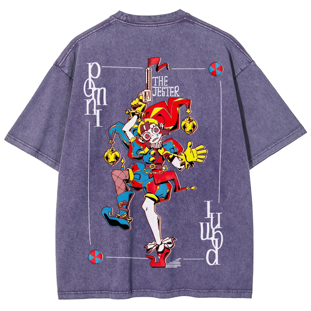 The Amazing Digital Circus Unisex Fit Washed T-Shirt 2604014232