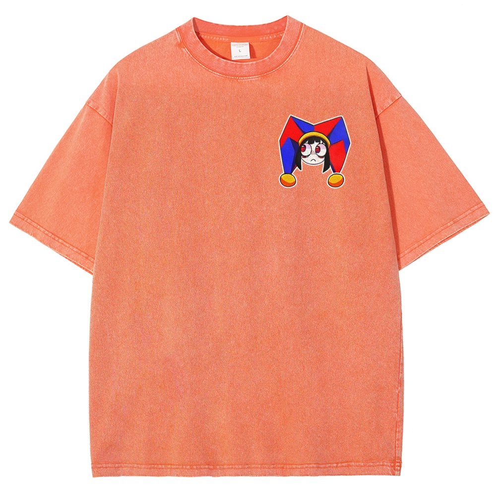The Amazing Digital Circus Unisex Fit Washed T-Shirt 2604014232