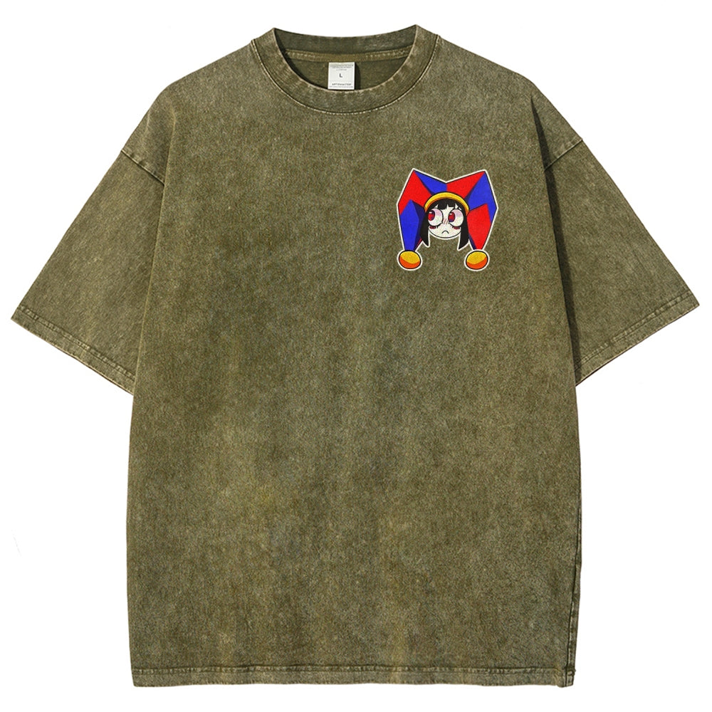 The Amazing Digital Circus Unisex Fit Washed T-Shirt 2604014232