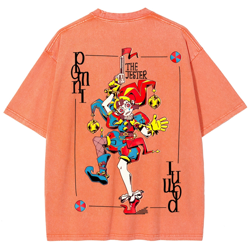 The Amazing Digital Circus Unisex Fit Washed T-Shirt 2604014232