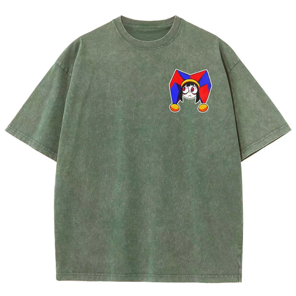The Amazing Digital Circus Unisex Fit Washed T-Shirt 2604014232