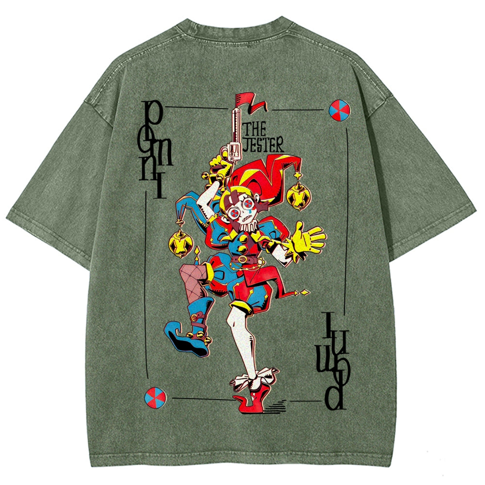The Amazing Digital Circus Unisex Fit Washed T-Shirt 2604014232