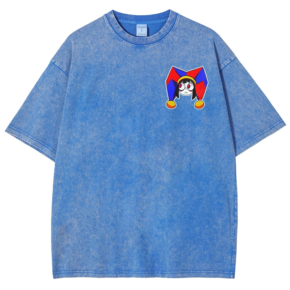 The Amazing Digital Circus Unisex Fit Washed T-Shirt 2604014232