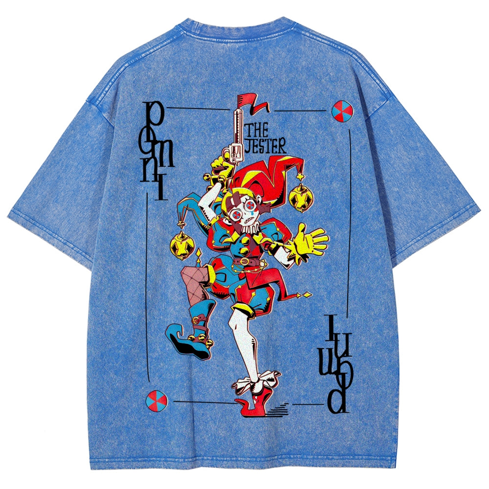 The Amazing Digital Circus Unisex Fit Washed T-Shirt 2604014232