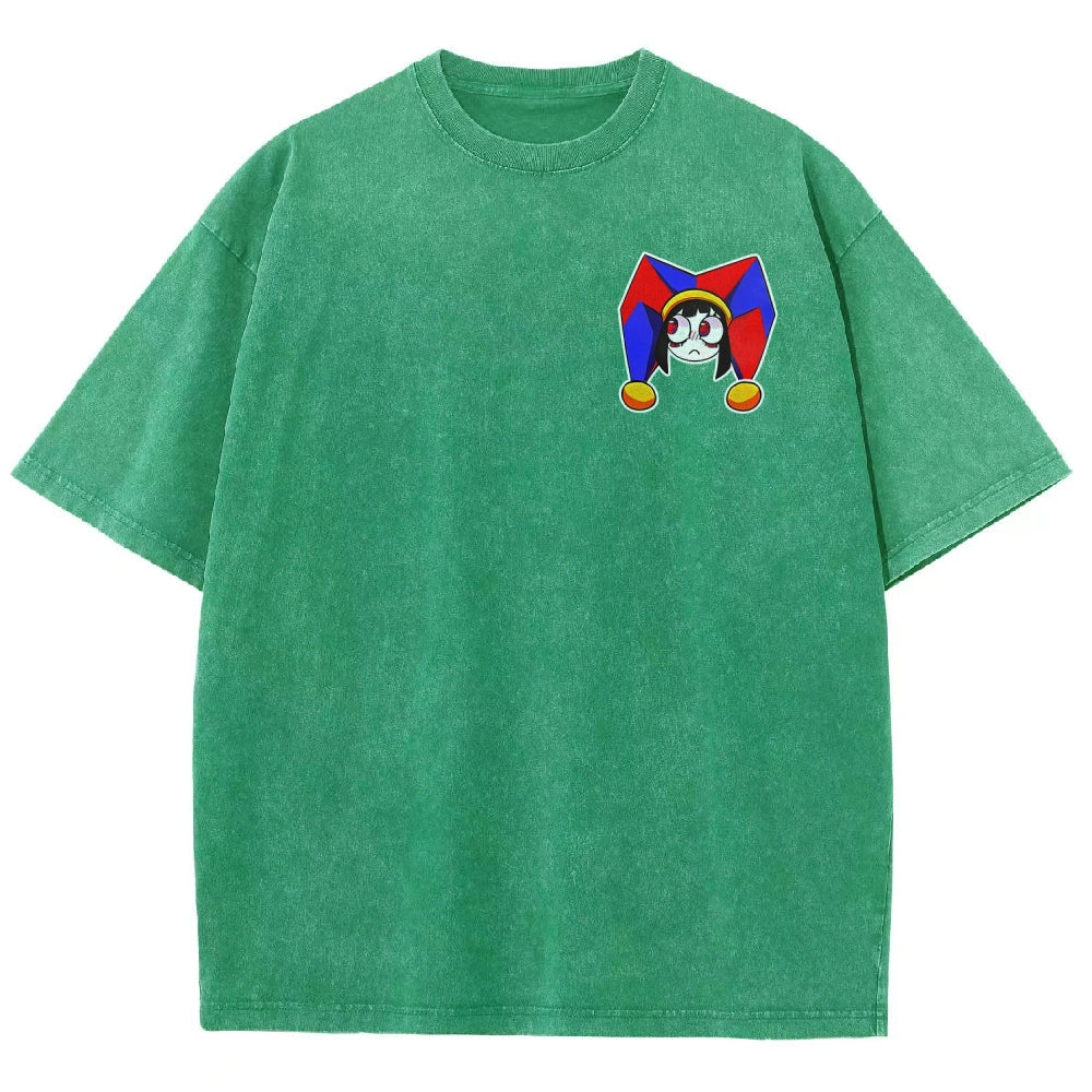 The Amazing Digital Circus Unisex Fit Washed T-Shirt 2604014232