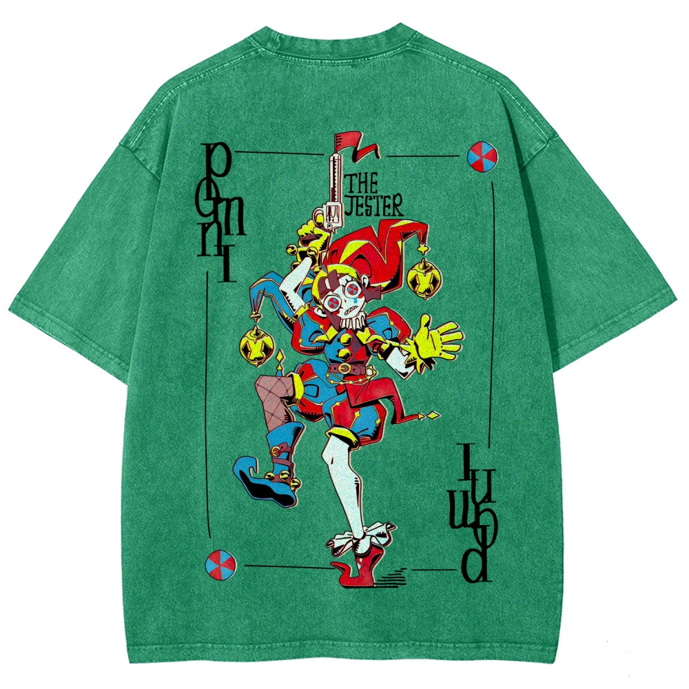 The Amazing Digital Circus Unisex Fit Washed T-Shirt 2604014232