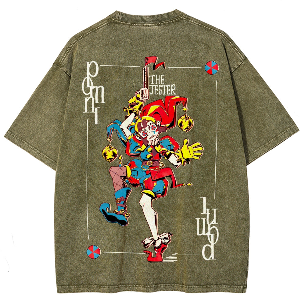 The Amazing Digital Circus Unisex Fit Washed T-Shirt 2604014232