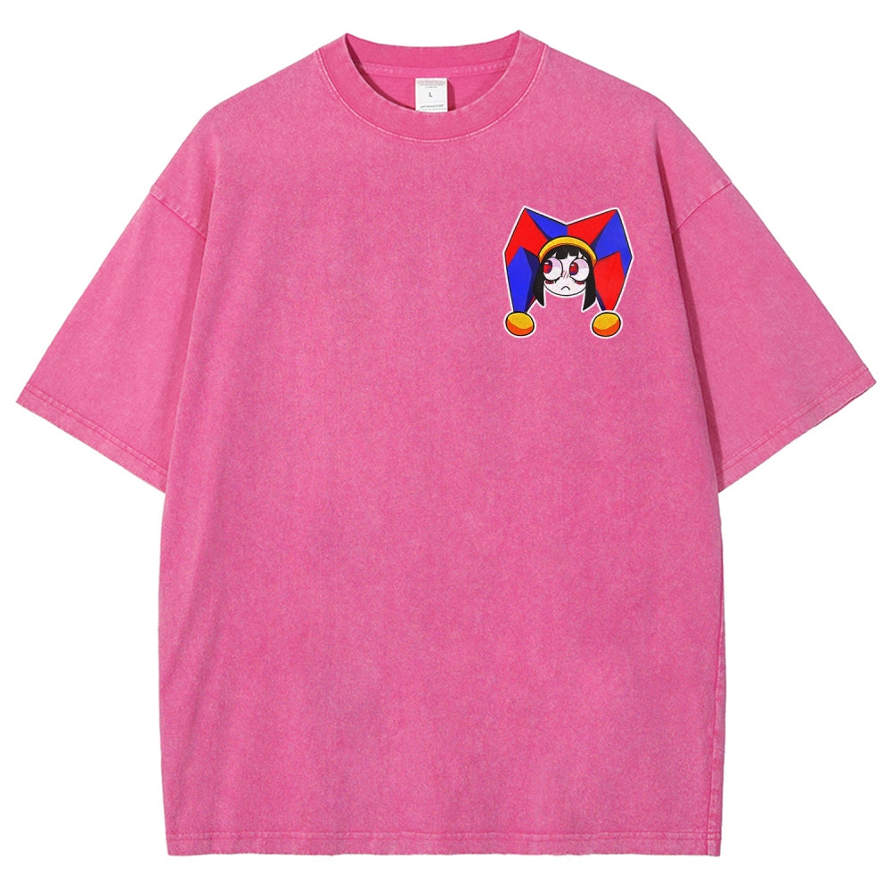 The Amazing Digital Circus Unisex Fit Washed T-Shirt 2604014232