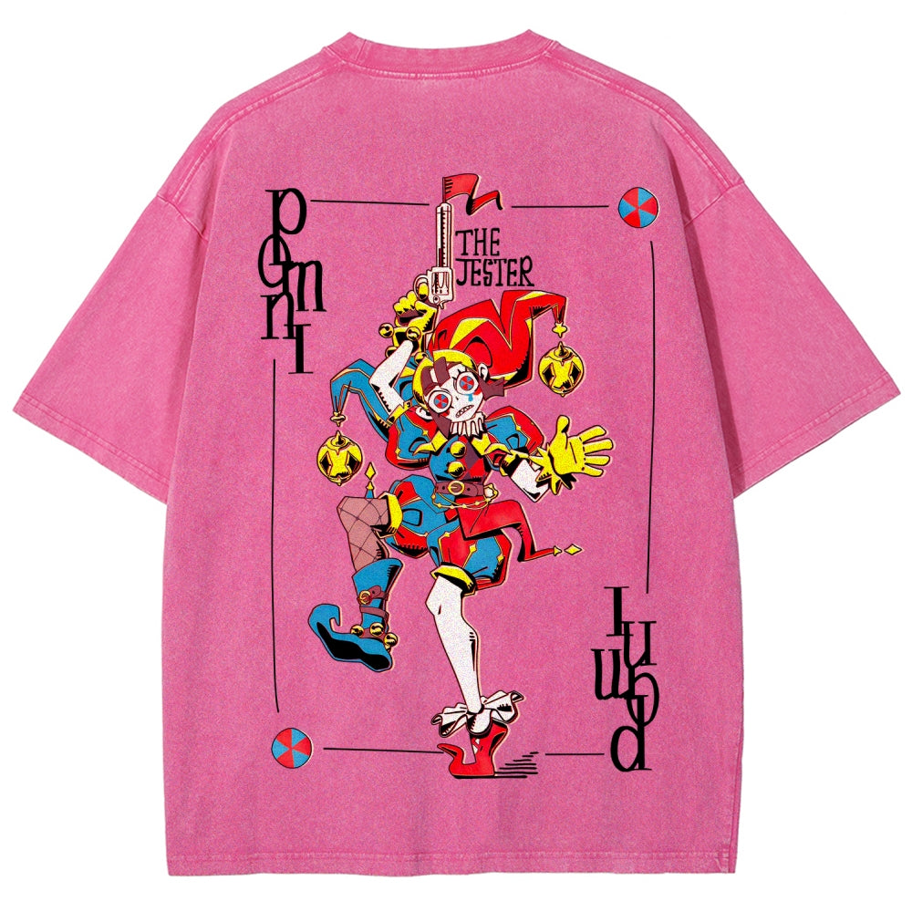 The Amazing Digital Circus Unisex Fit Washed T-Shirt 2604014232