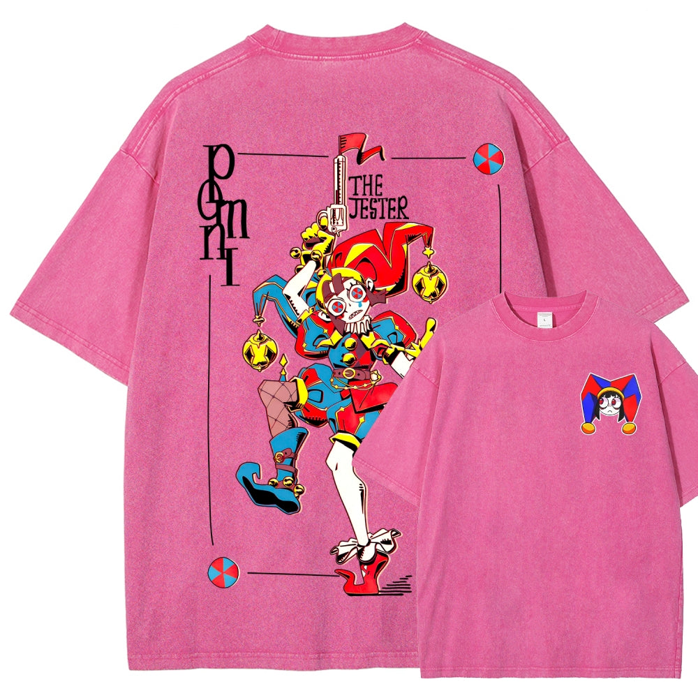 The Amazing Digital Circus Unisex Fit Washed T-Shirt 2604014232