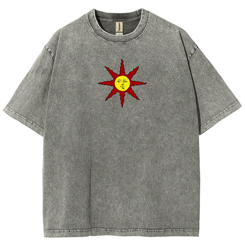 Dark Souls Unisex Fit Washed T-Shirt 2604014485