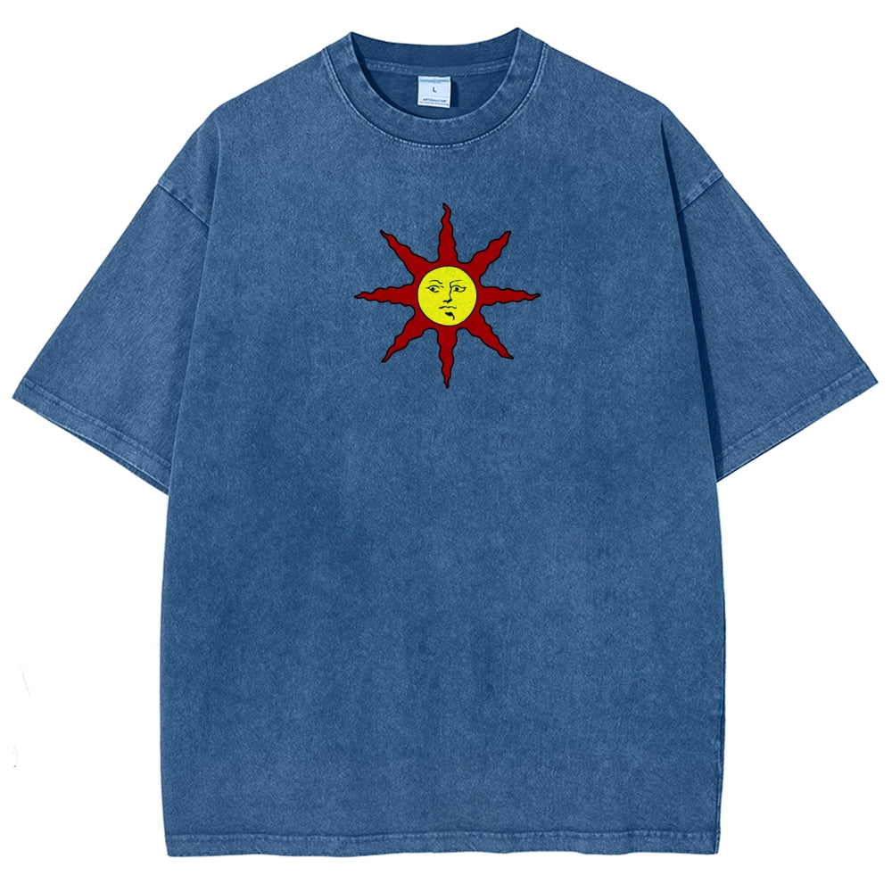 Dark Souls Unisex Fit Washed T-Shirt 2604014485