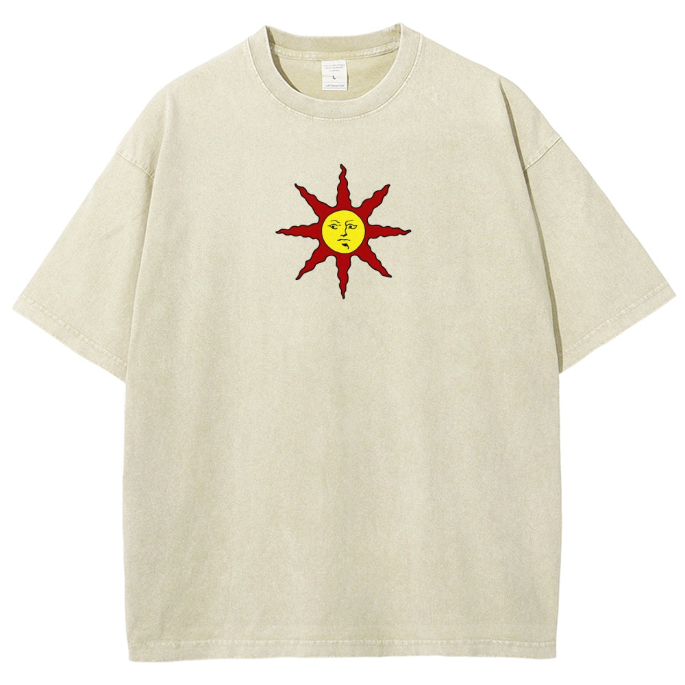 Dark Souls Unisex Fit Washed T-Shirt 2604014485