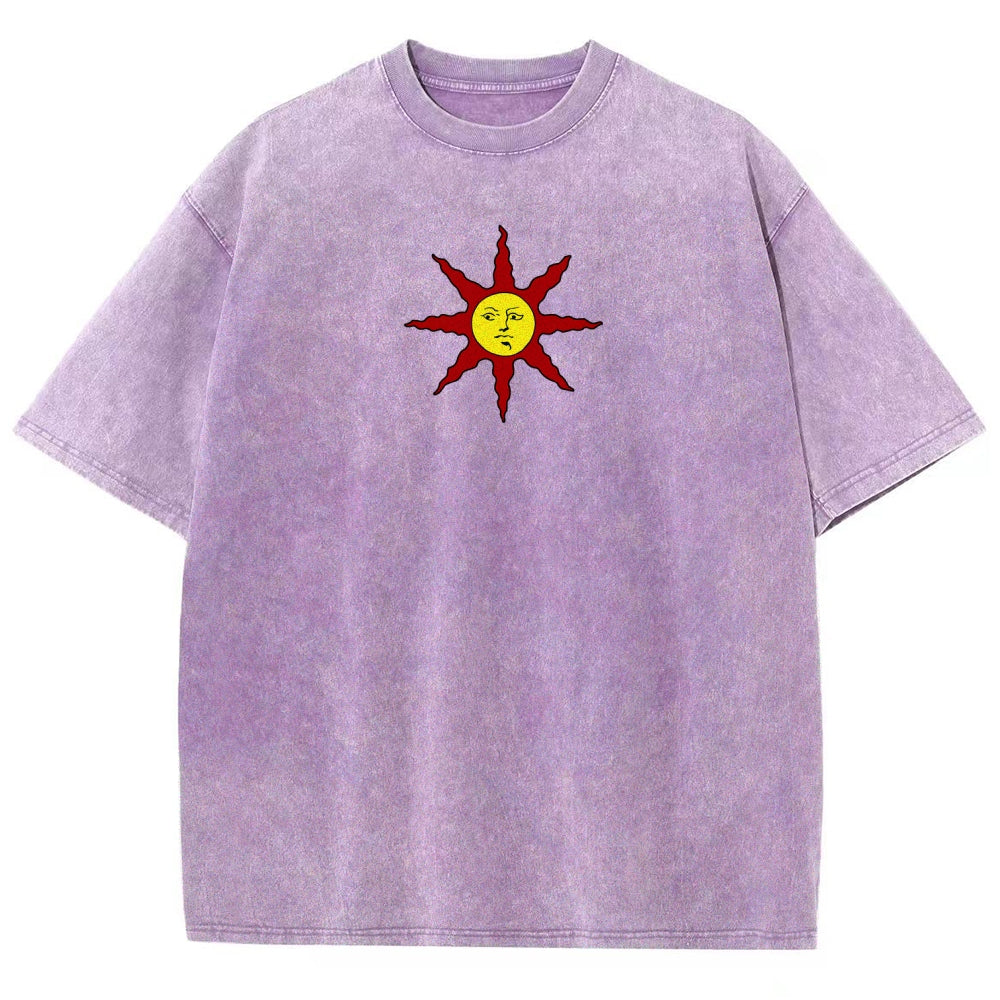 Dark Souls Unisex Fit Washed T-Shirt 2604014485