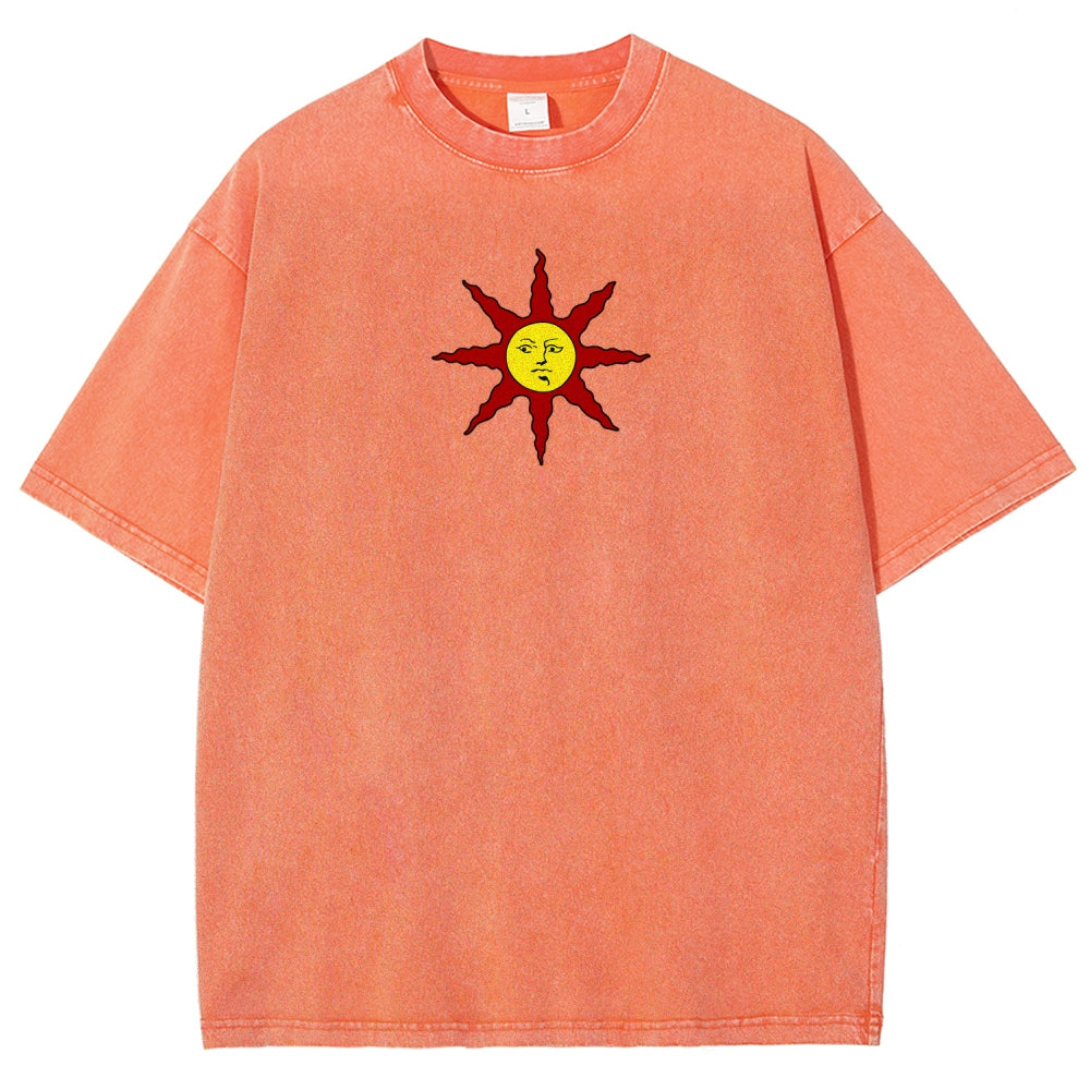 Dark Souls Unisex Fit Washed T-Shirt 2604014485