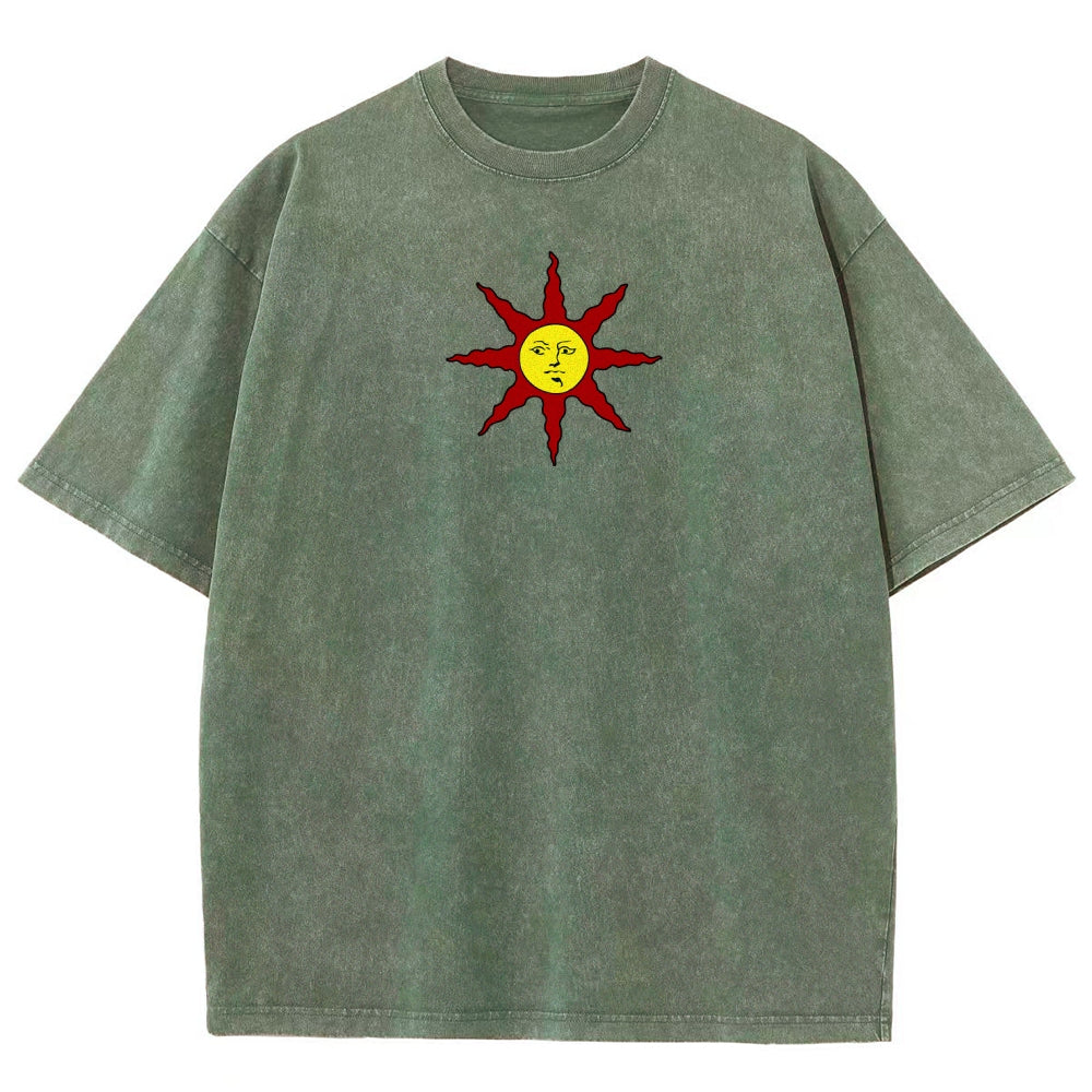 Dark Souls Unisex Fit Washed T-Shirt 2604014485