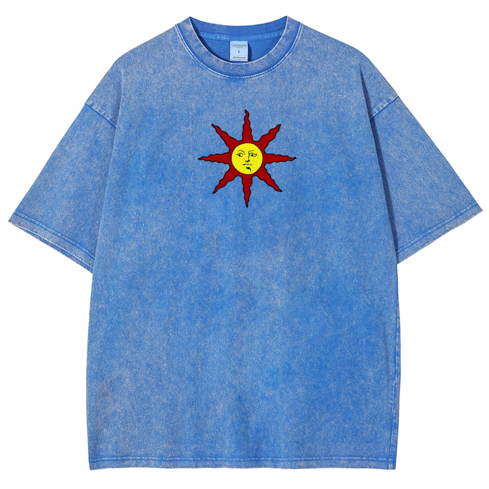 Dark Souls Unisex Fit Washed T-Shirt 2604014485