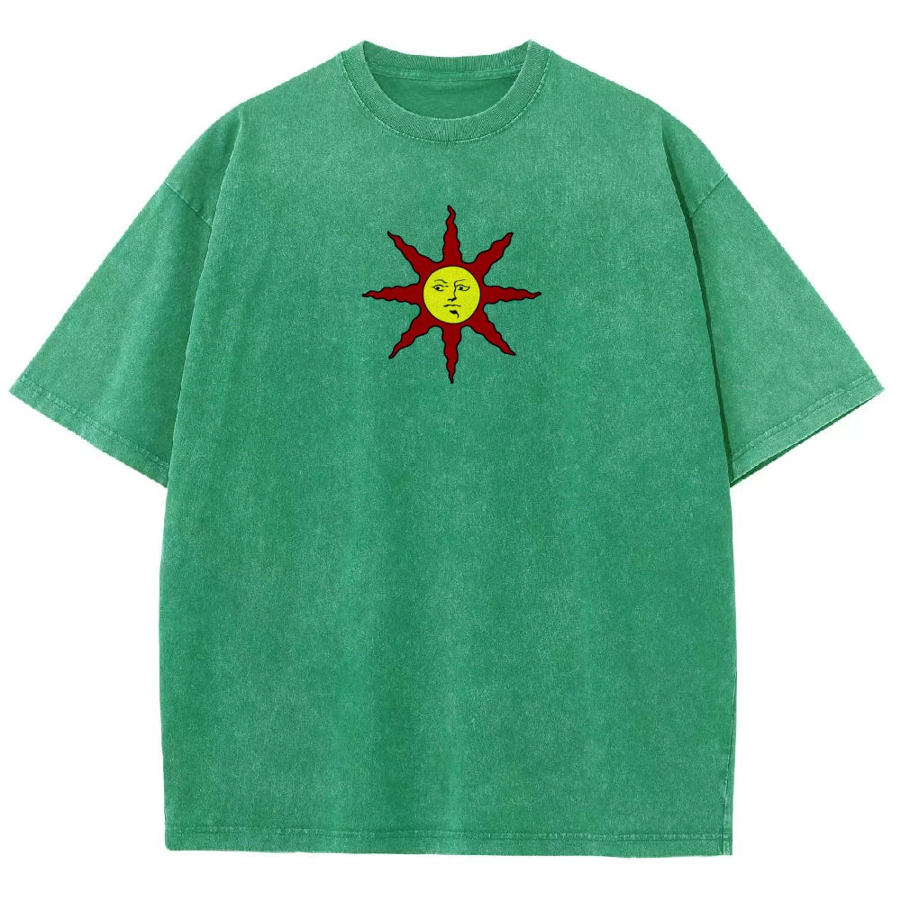 Dark Souls Unisex Fit Washed T-Shirt 2604014485
