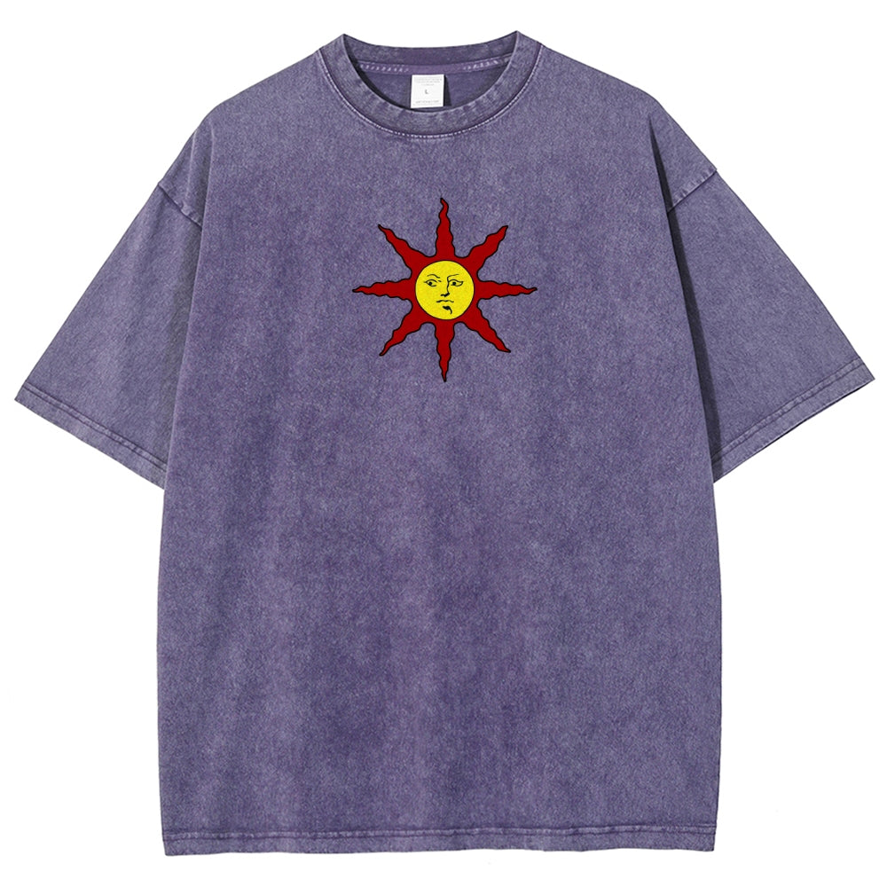 Dark Souls Unisex Fit Washed T-Shirt 2604014485