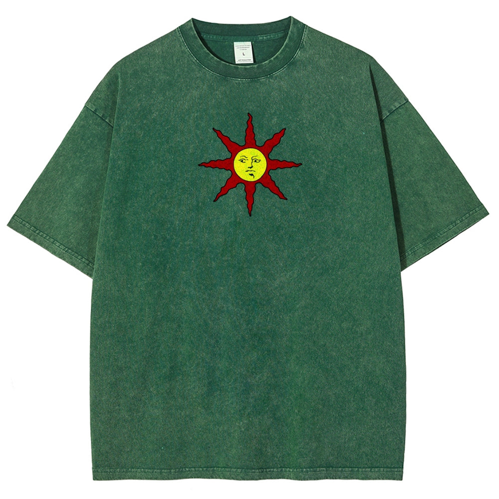 Dark Souls Unisex Fit Washed T-Shirt 2604014485