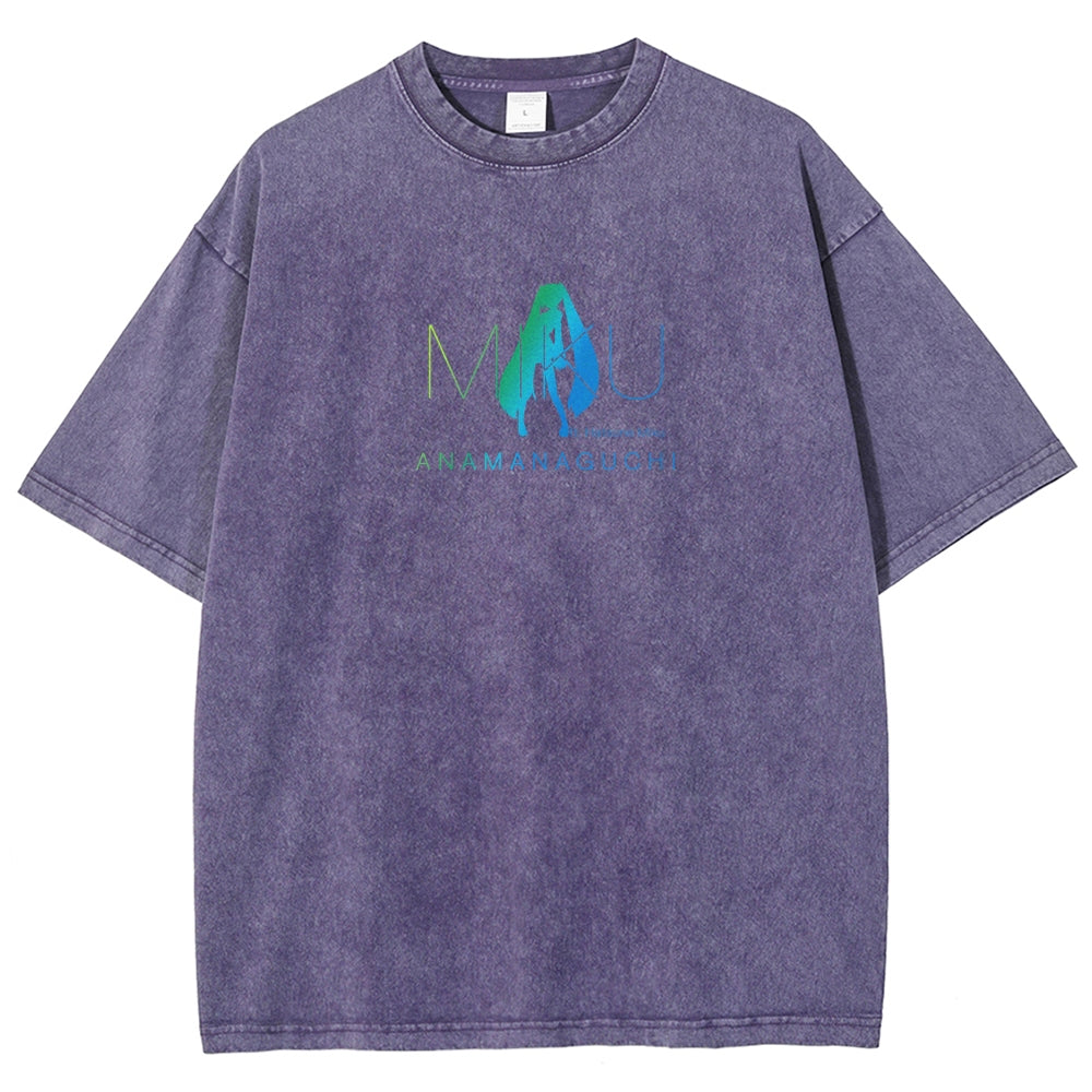 Hatsune Miku Unisex Fit Washed T-Shirt 2604014874