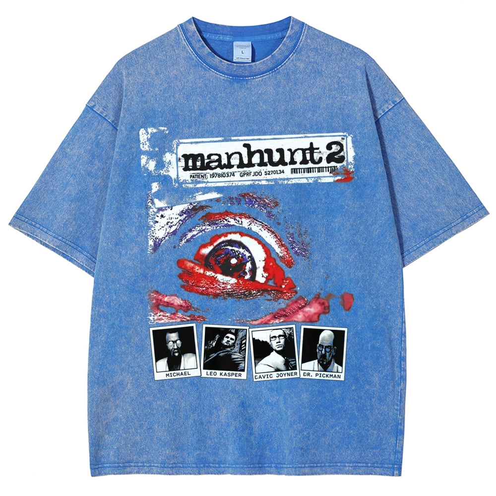 Manhunt Unisex Fit Washed T-Shirt 2604019243