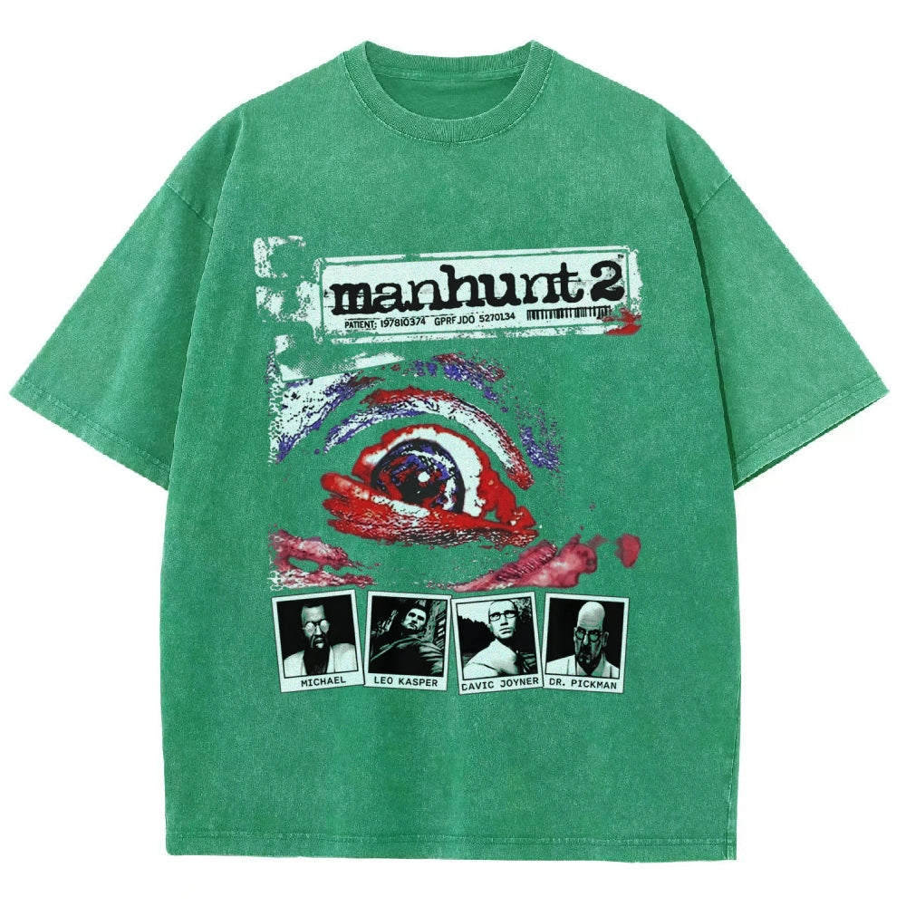 Manhunt Unisex Fit Washed T-Shirt 2604019243