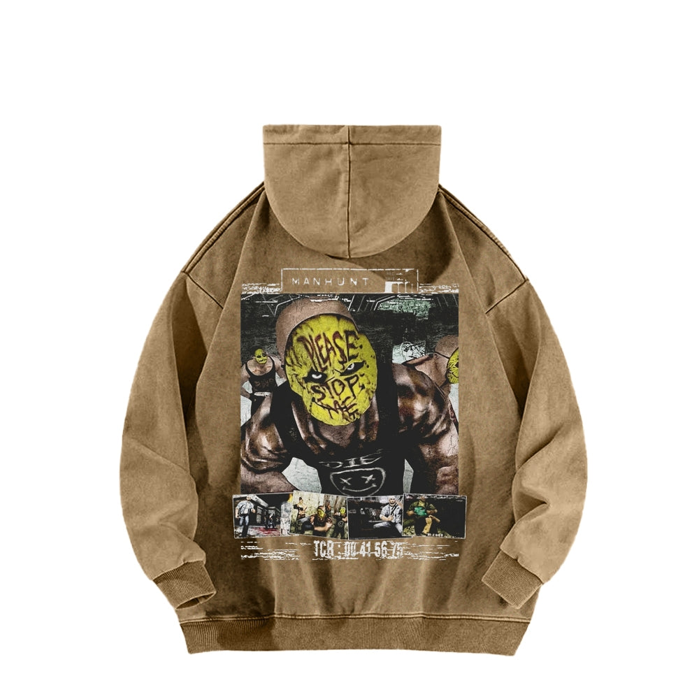 Manhunt Unisex Washed Hoodie 2604019248
