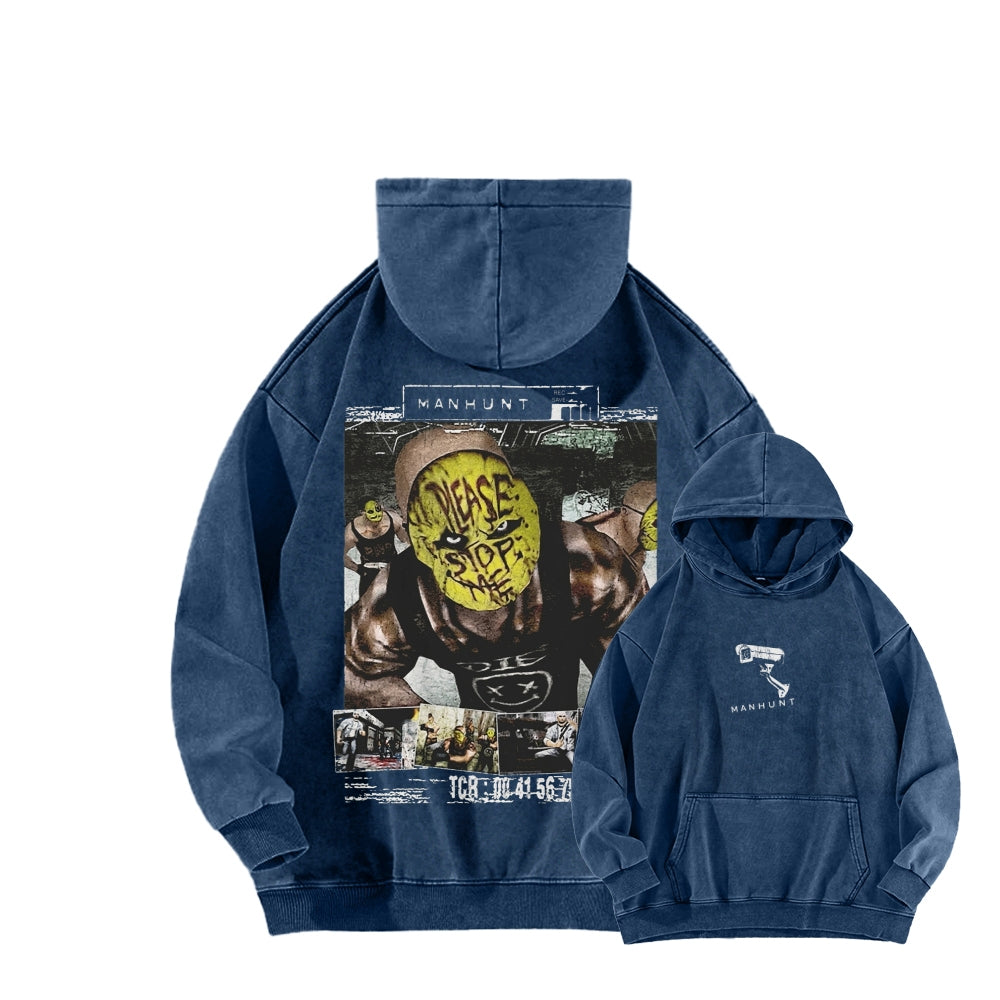 Manhunt Unisex Washed Hoodie 2604019248