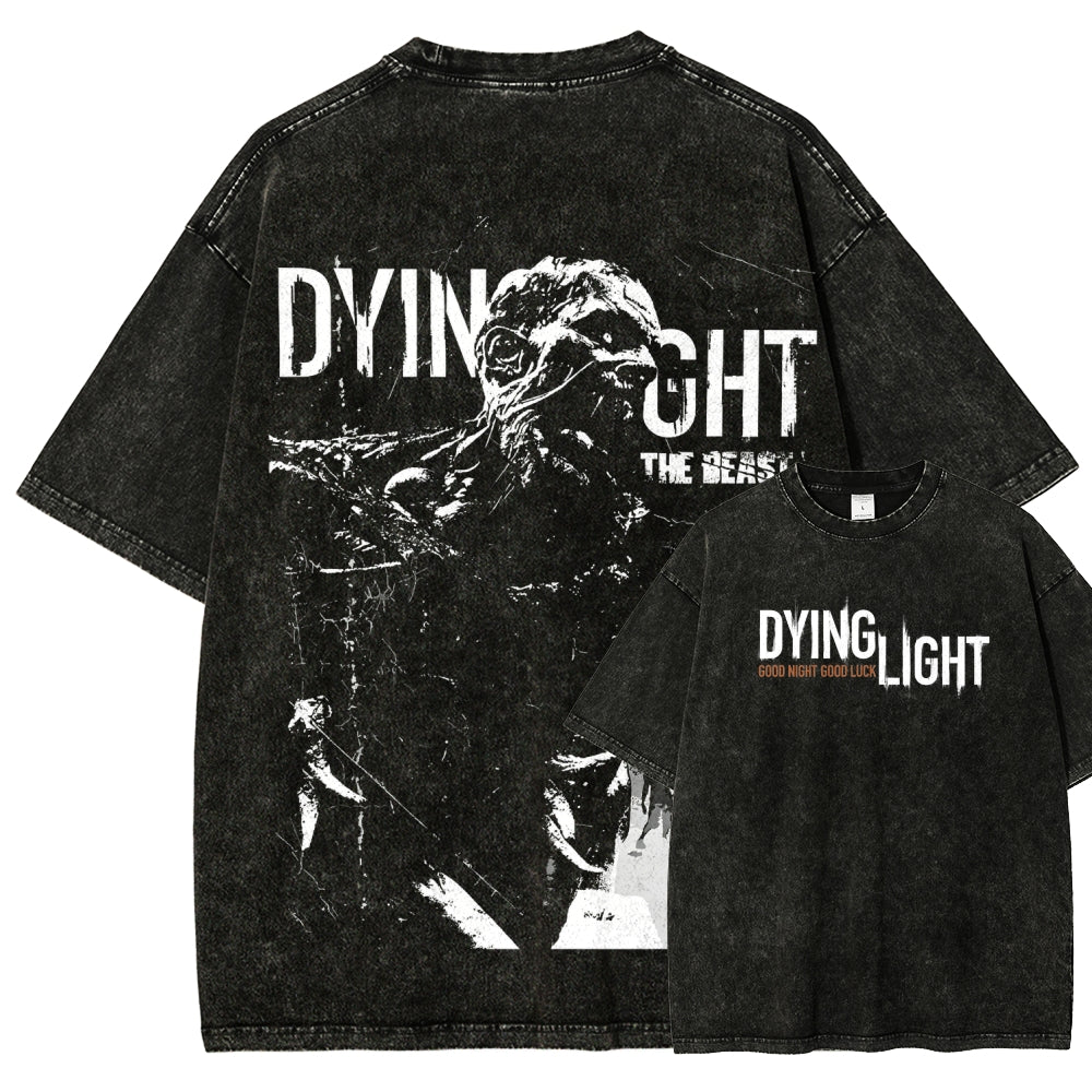 Dying Light Unisex Fit Washed T-Shirt 2604020690